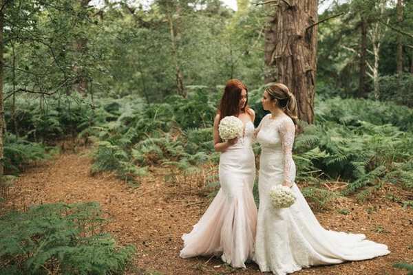 Same Sex Wedding Bouquet and Boutonnière Ideas | One Fab Day